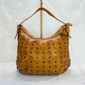 MCM Brown Hobo Shoulder Bag